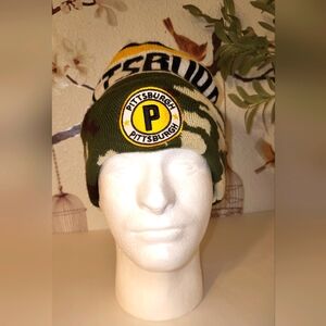 Pittsburgh Camouflage Beanie Winter Hat Adult Size Greebay Packers Colors